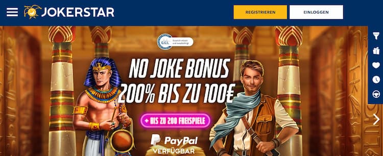Jokerstar - Beste Online Casino