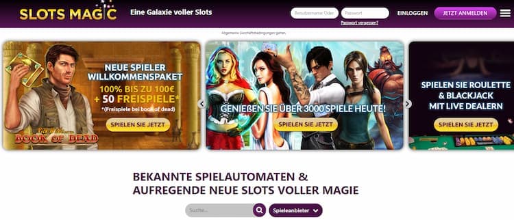 SlotsMagic - Echtgeld Casino
