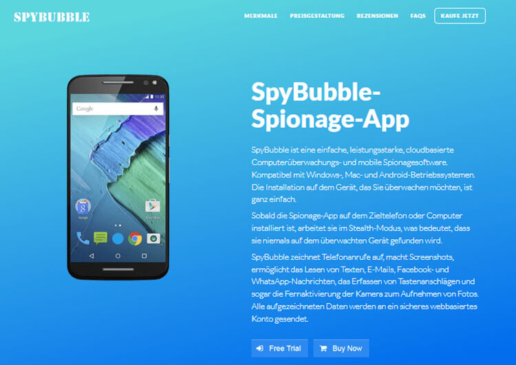 Spybubble Android Keylogger Apps