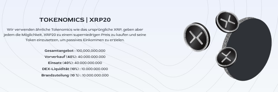 XRP20 Tokenomics