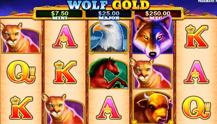 Wolf Gold ist ein faszinierender Slot von Pragmatic Play