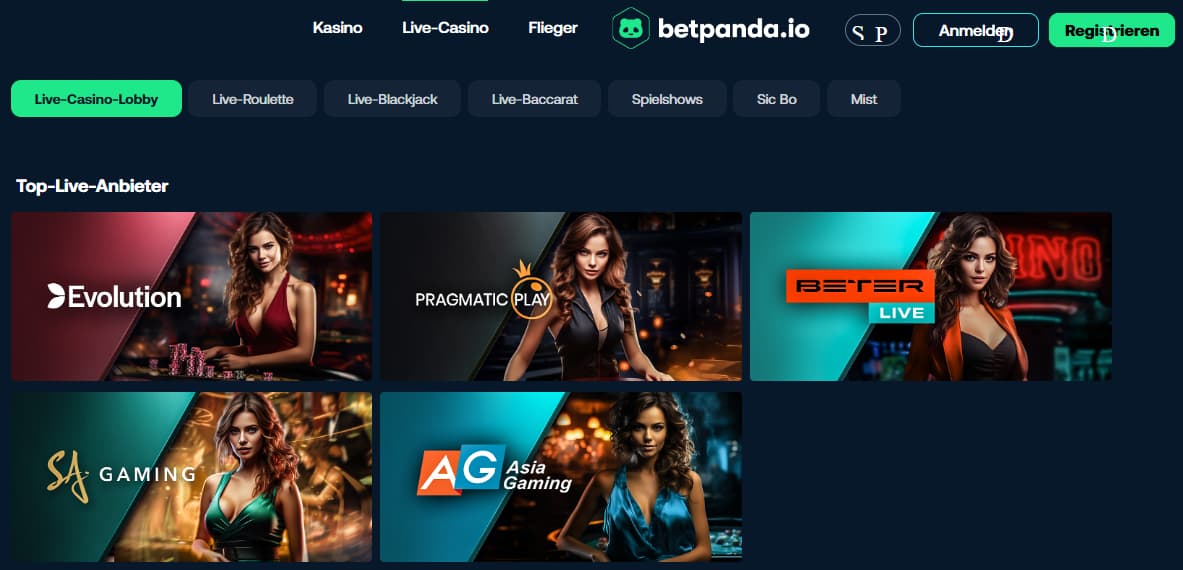 Betpanda Live Casino
