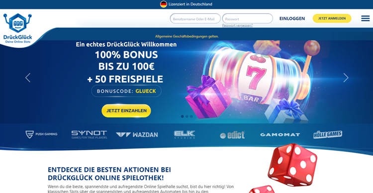 DrückGlück Legale Online Casinos
