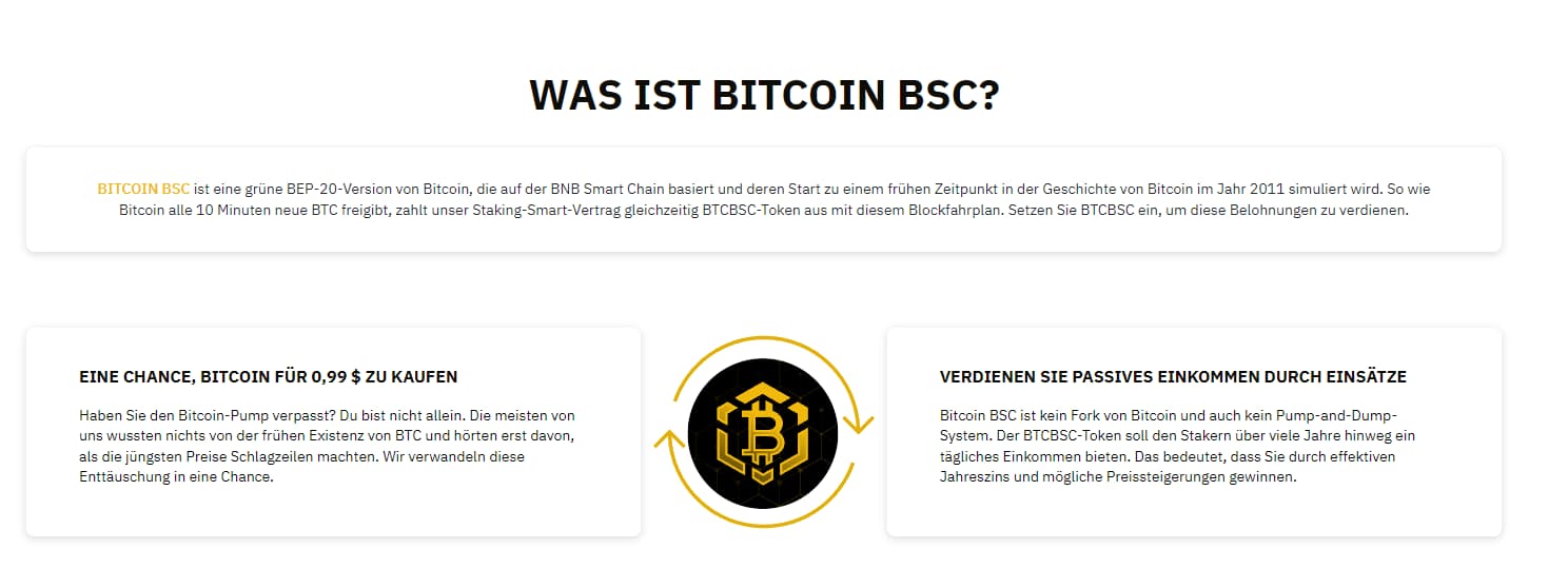 Lohnt es sich Bitcoin BSC kaufen