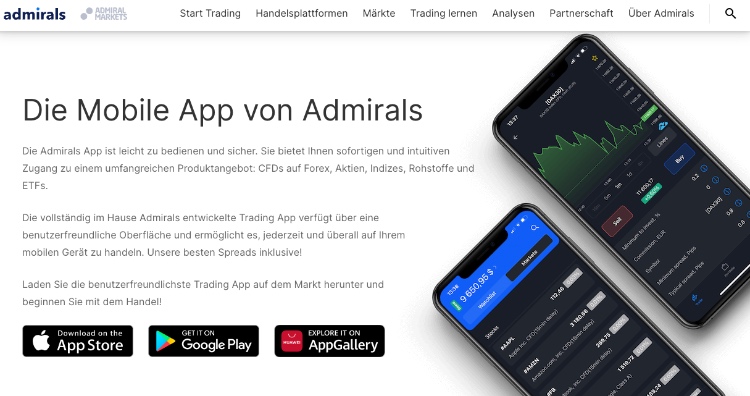 trading app von admiral markets