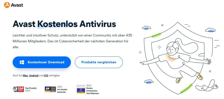 Avast bietet nach wie vor eine kostenlose Version namens Avast One Essential an