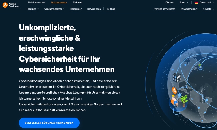 antivirus software firmen avast