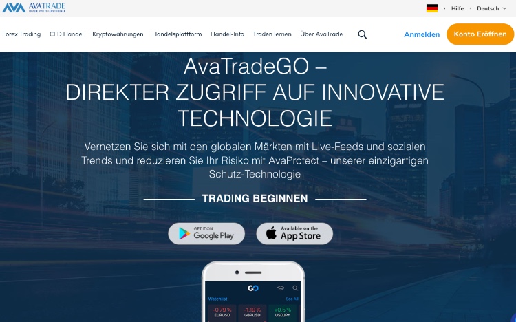 trading app von avatrade