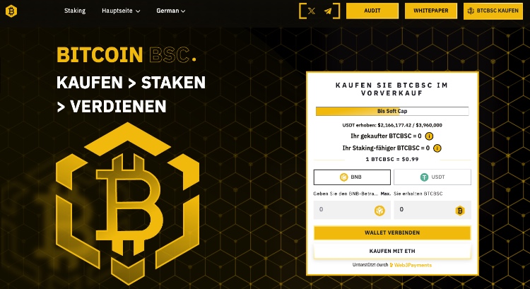 passives einkommen mit bitcoin bsc