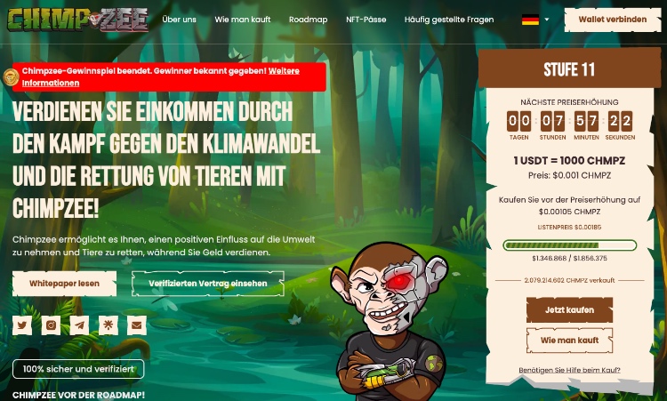 passives einkommen mit chimpzee