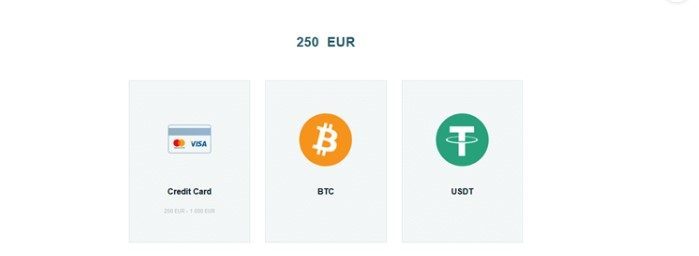 Bei Bitcoin Bonanza müssen Sie 250,00 €