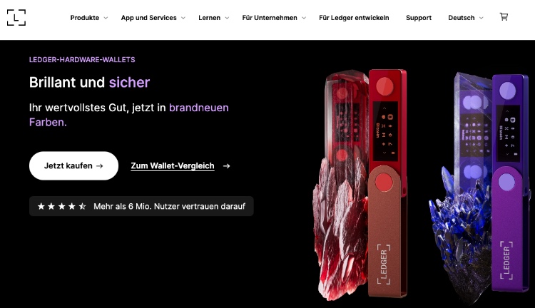 kryptowallet von ledger