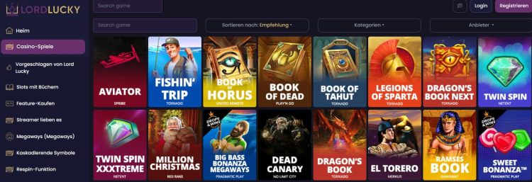 Das Lord Lucky Casino hat sich seit 2019 eine beachtliche Fangemeinde