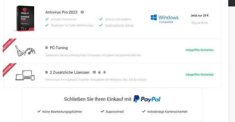 Da wir uns auf TotalAV fokussieren