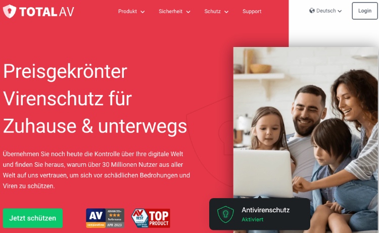beste antivirus software für unternehmen: totalav