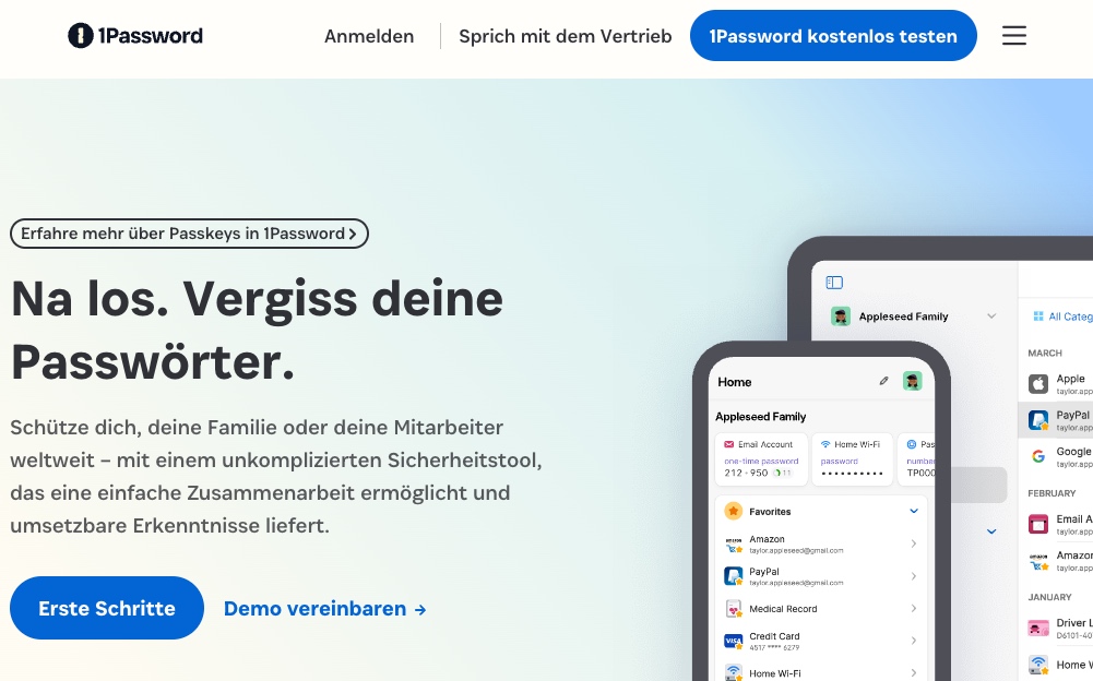 passwort manager 1Password