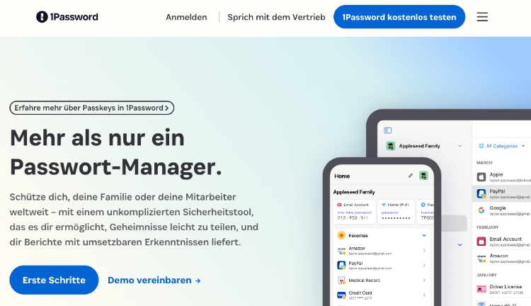 android passwort manager 1password