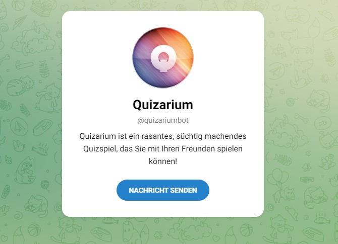 Beste Telegram Spiele - Quizarium