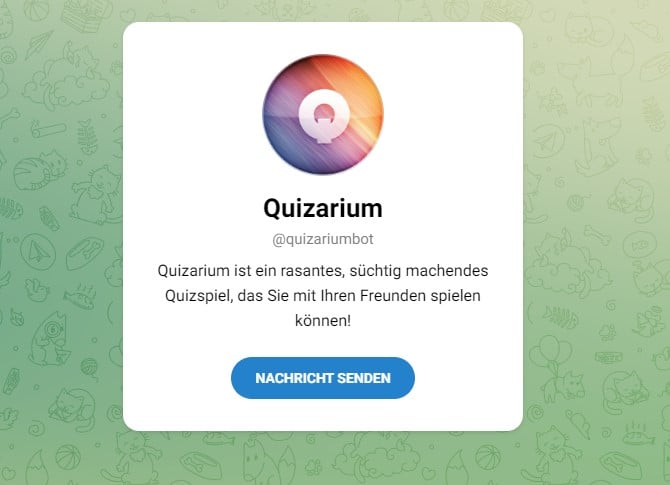 Beste Telegram Spiele - Quizarium