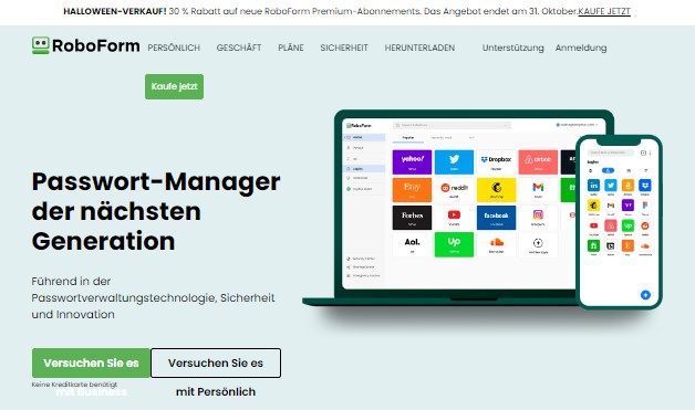 Chrome Passwort Manager - RoboForm