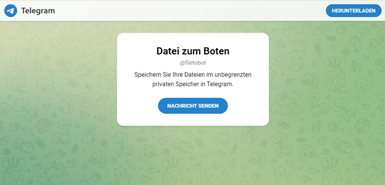 File to Bot - Speichern Sie Dateien in der Cloud und teilen Sie sie mit Freunden