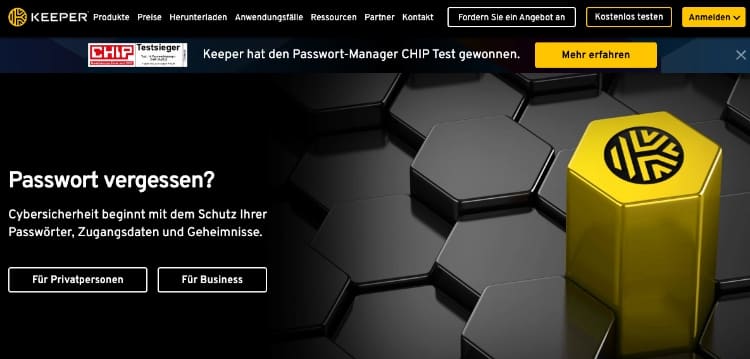 Keeper Passwort Manager für Mac