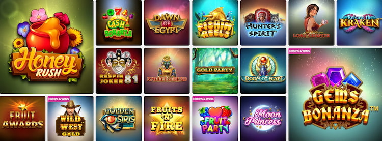 Slot Auswahl in Skrill Casinos