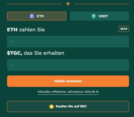 Zahlen Sie Echtgeld ein