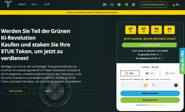 etuktuk ist eine neue begrenzte kryptowährung