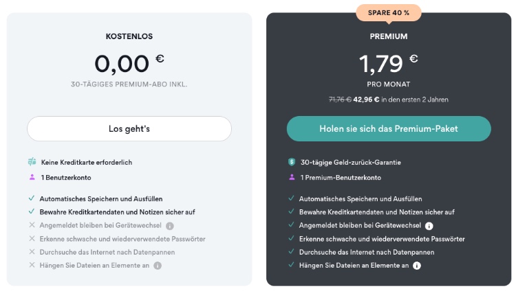 preise passwort manager nordpass