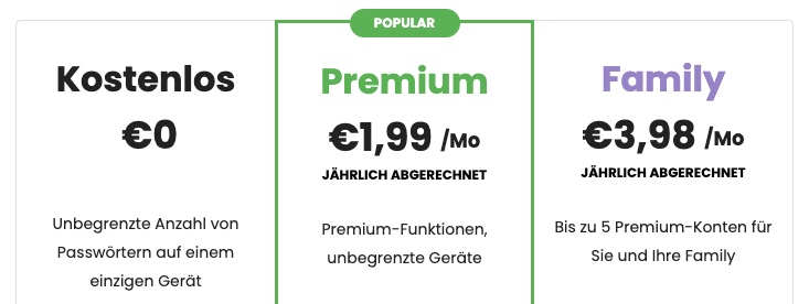 kosten android passwort manager roboform