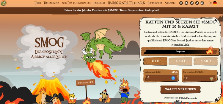 smog ist eine neue begrenzte kryptowährung