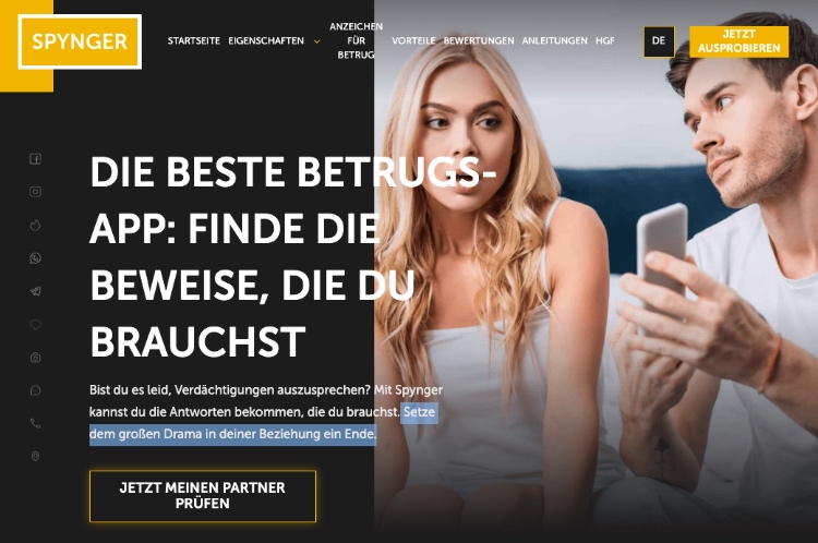 spynger ist eine der besten tracking apps für paare