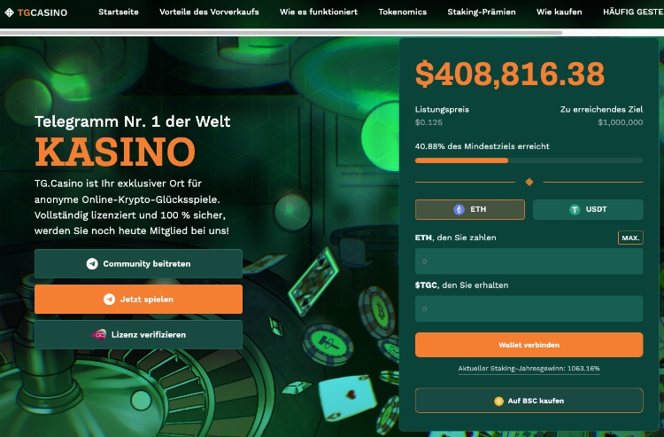 empfehlung kryptowährungen kaufen TG.Casino