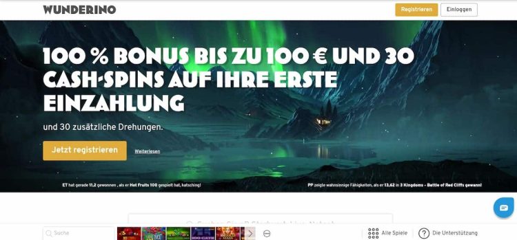 Wunderino Skrill Casino