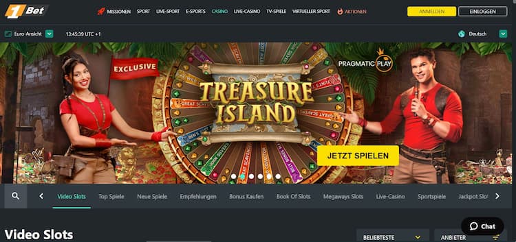 1Bet Online Casino Schweiz mit Echtgeld