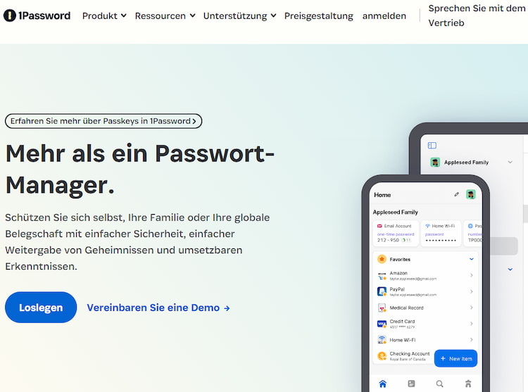 1Passwort Mac Passwort Manager