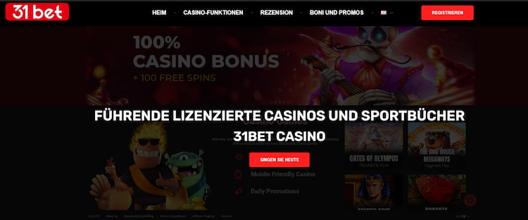 31Bet Online Casino in der Schweiz