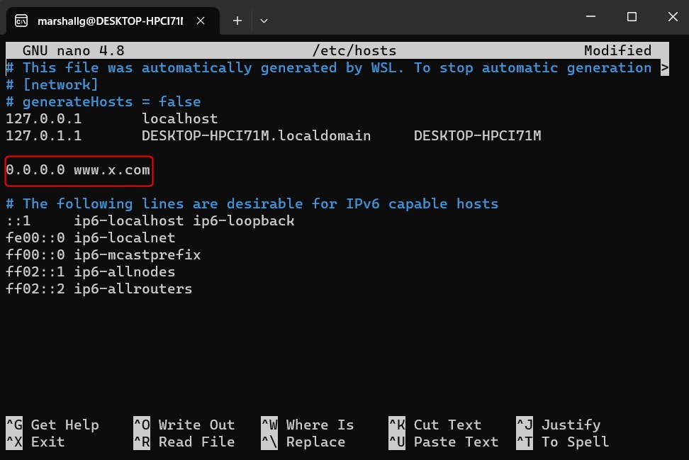 Hosts-Datei auf Linux bearbeiten