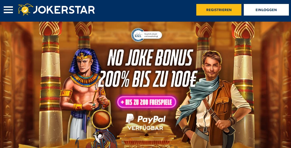 Jokerstar Jeton Online Casino