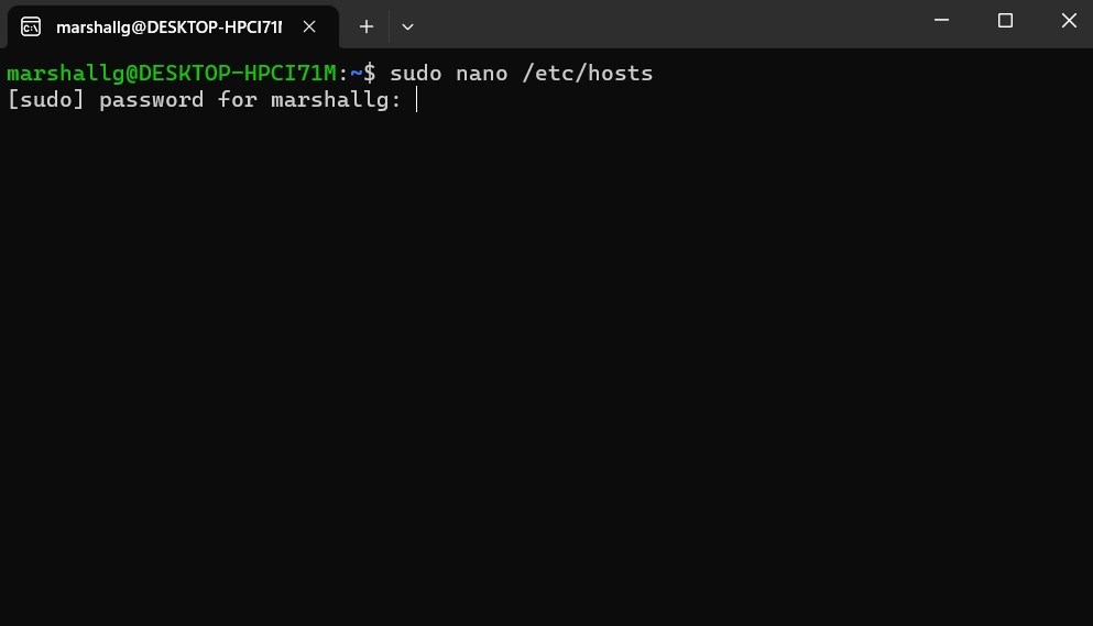 Nano auf Linux öffnen