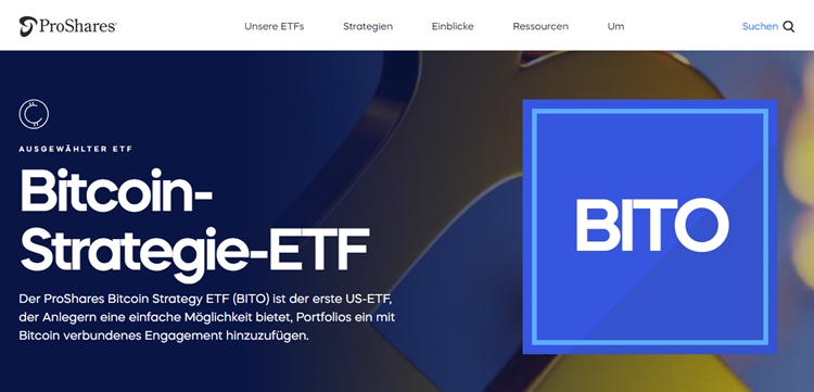 ProShare Bitcoin Strategy ETF (BITO)