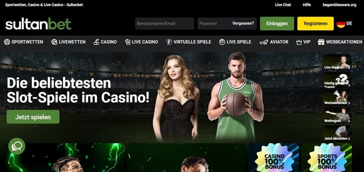 Sultanbet Online Casinos Schweiz