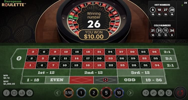 Roulette Ergebnis abwarten
