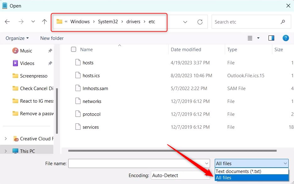 Alle Dateien auswählen Windows