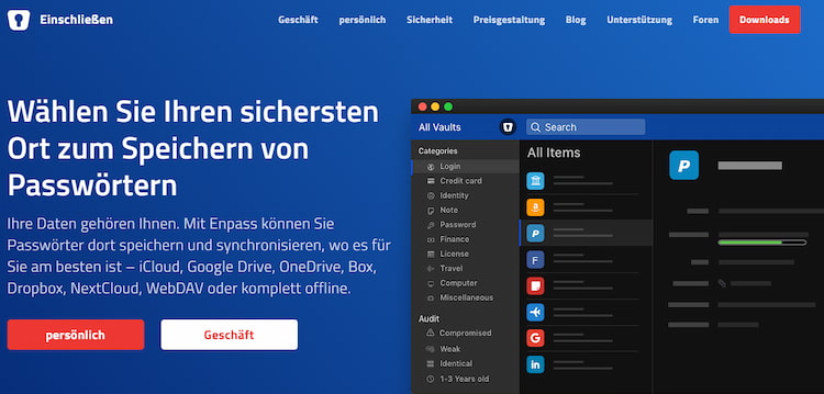 Enpass Passwort Manager für Mac