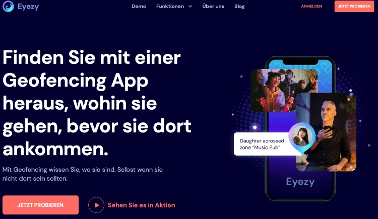 geofencing app von eyezy