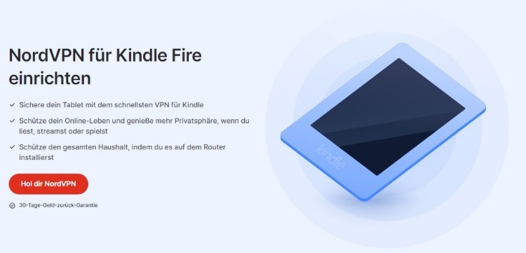 Amazon Kindle Nordvpn