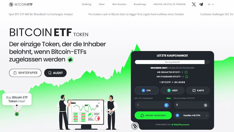 Bitcoin ETF Token – Top-Investment in Zusammenhang mit Zulassung von Bitcoin-ETFs