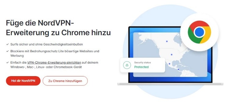 Browser Erweiterung Nordvpn